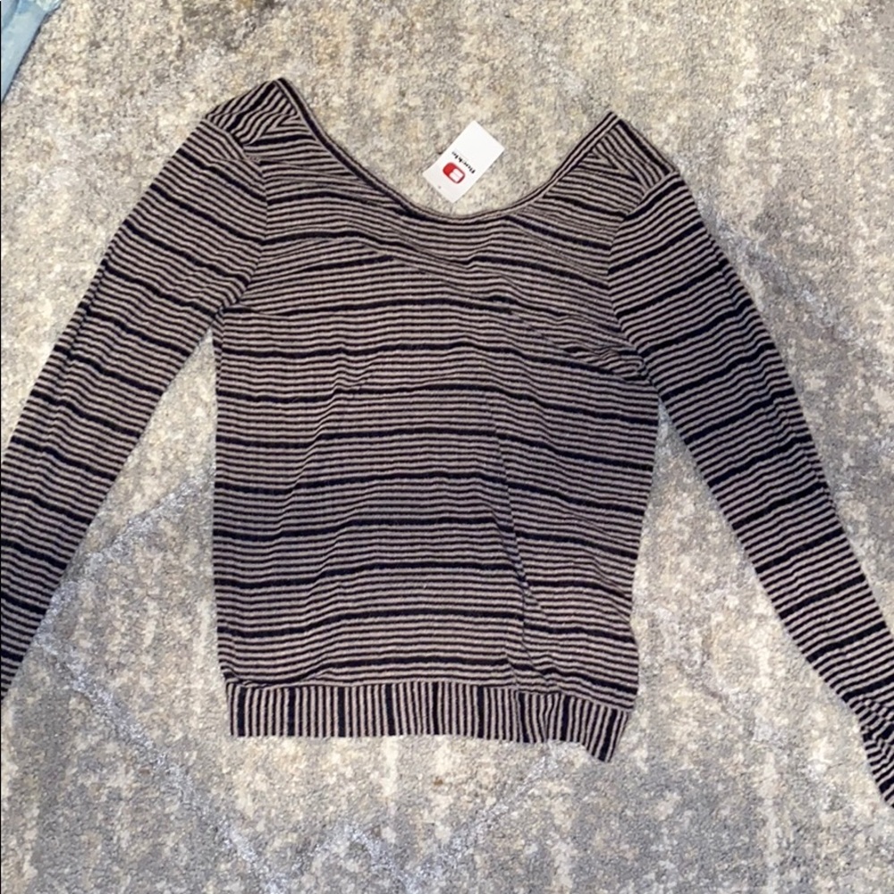 Striped long sleeve shirt